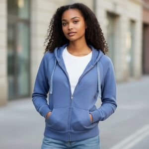Old Navy Women's Blue Zip-Up Hoodie